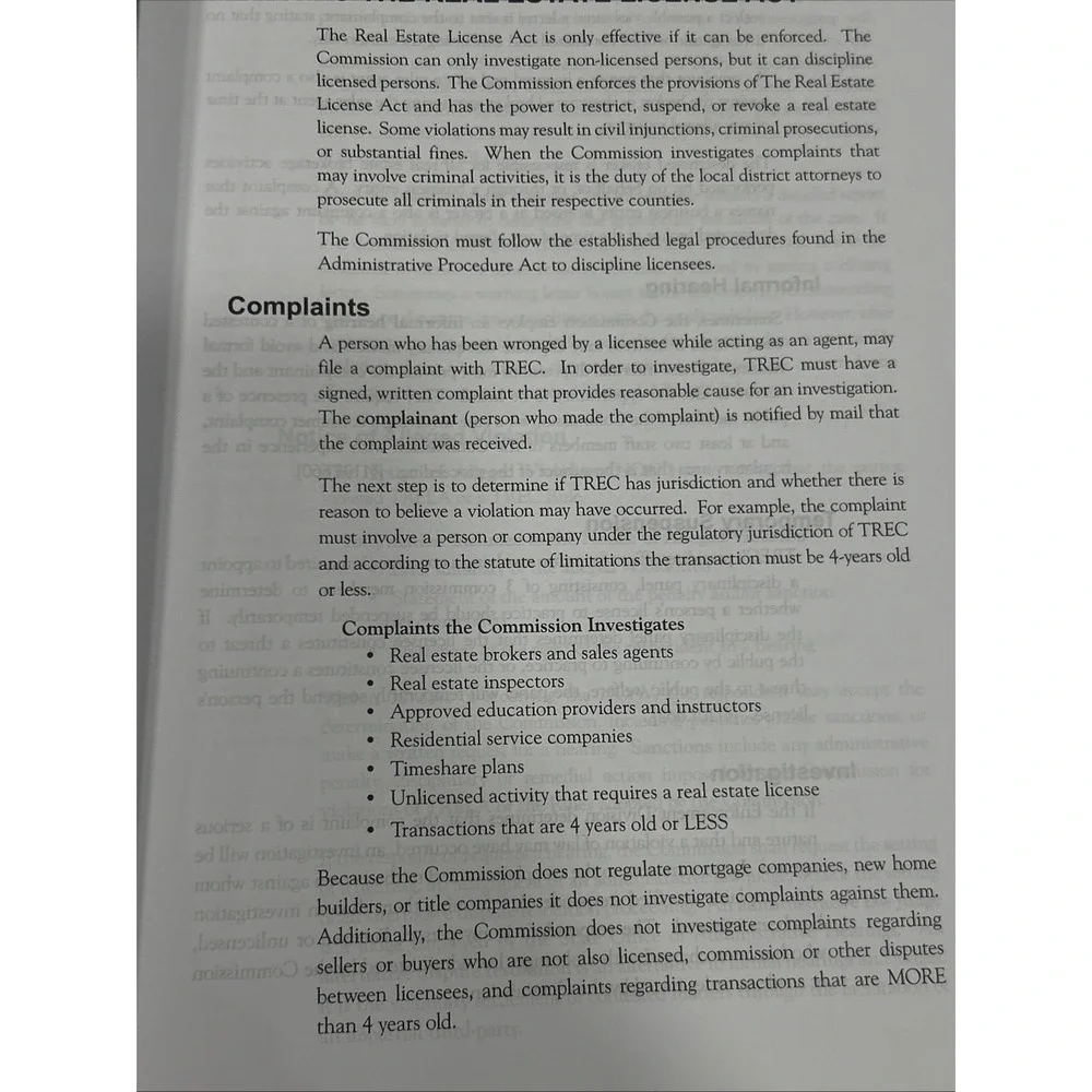 TEXAS REAL ESTATE PRINCIPLES I 3rd Edition- Thoms L. Jensen